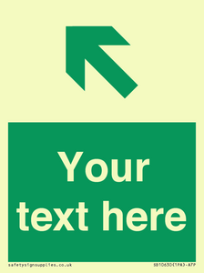 Custom Safe condition: Green Up left arrow